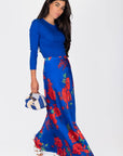 Lisa Skirt (Blue/Red) - Skirt - Yakira Bella