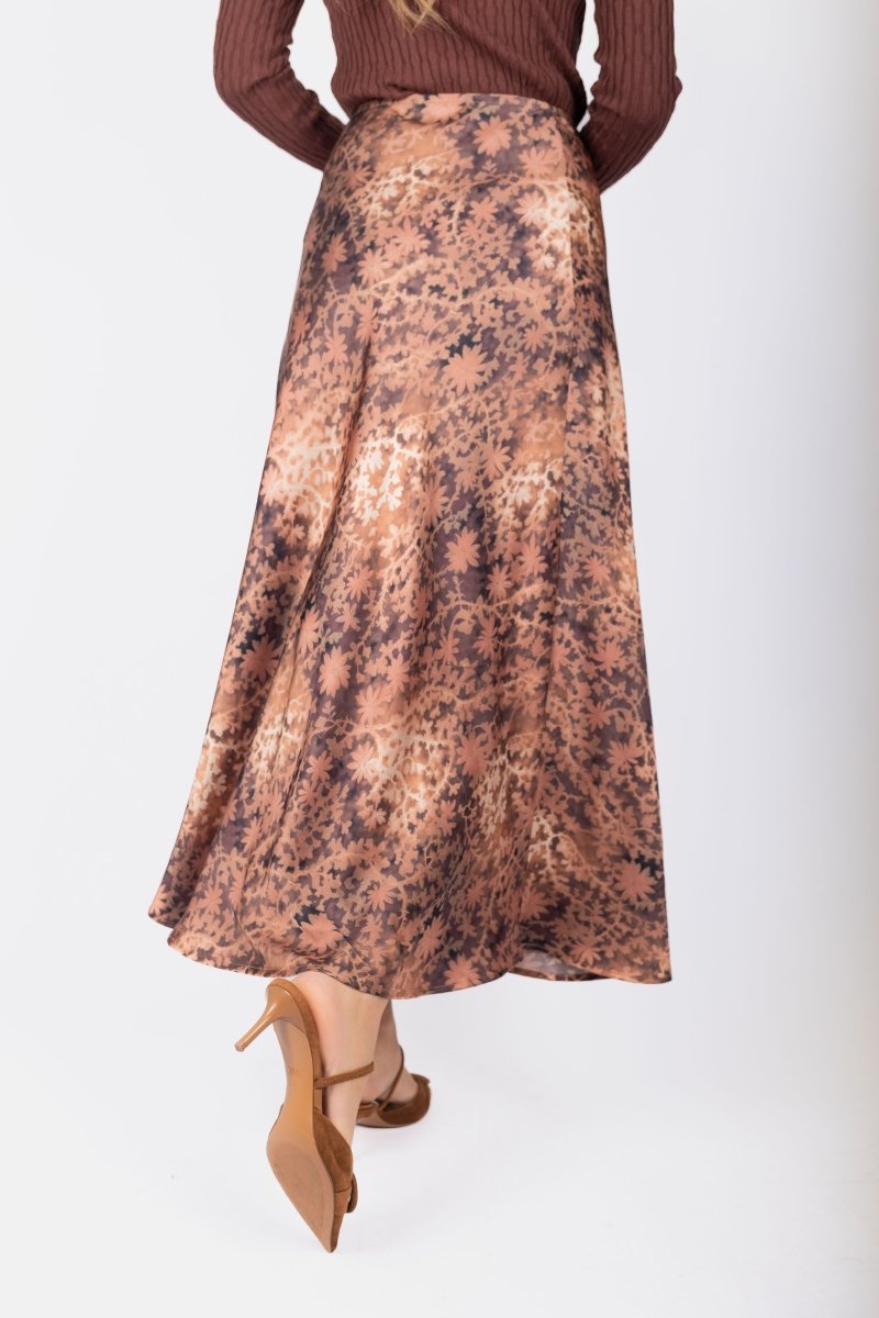 Lisa Skirt (Brown Pattern) - Skirt - Yakira Bella