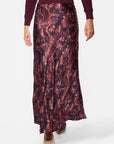 Lisa Skirt (Burgundy Pattern) - Skirt - Yakira Bella