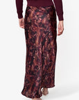 Lisa Skirt (Burgundy Pattern) - Skirt - Yakira Bella