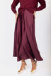 Lisa Skirt (Burgundy Solid)
