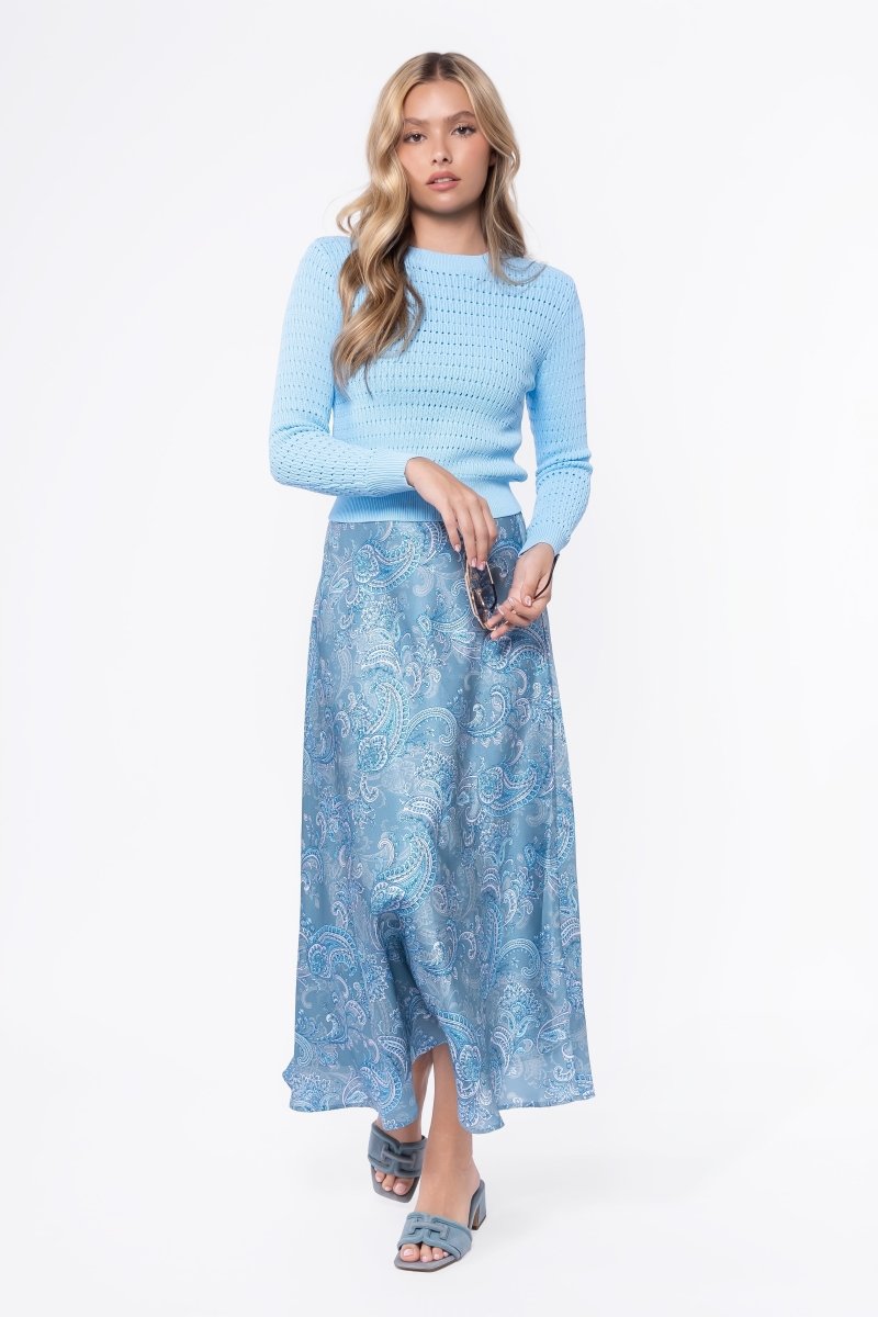 Lisa Skirt (Dusty Teal) - Skirt - Yakira Bella