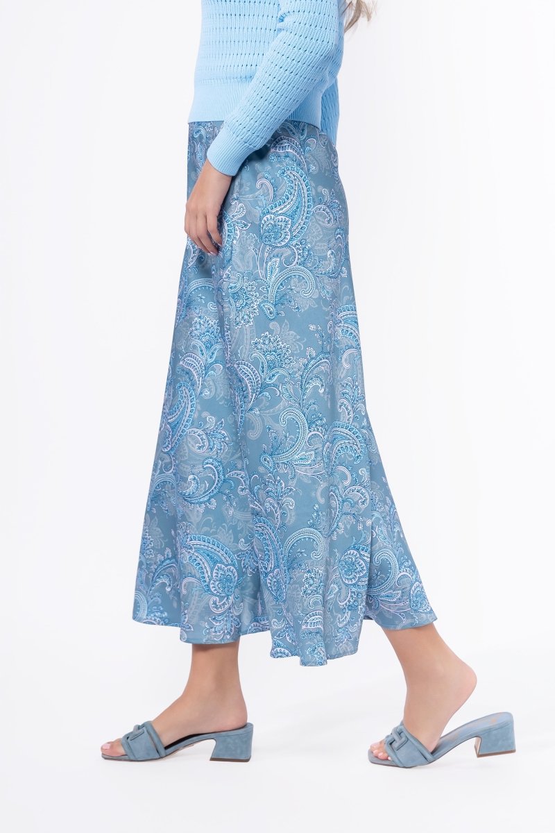 Lisa Skirt (Dusty Teal) - Skirt - Yakira Bella