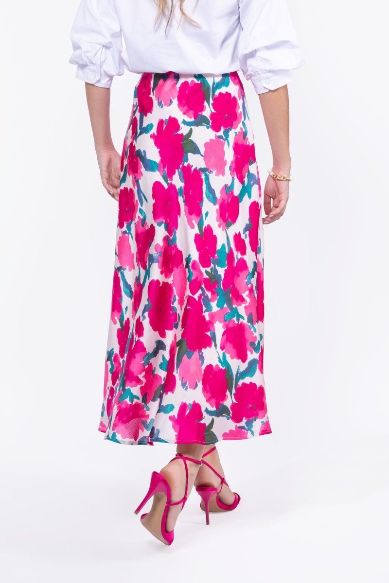 Lisa Skirt (Fuchsia/Green) - Skirt - Yakira Bella