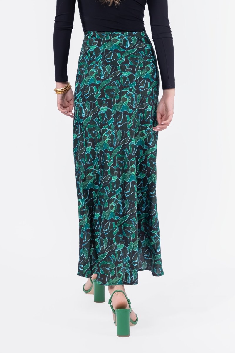 Lisa Skirt (Green Pattern) - Skirt - Yakira Bella