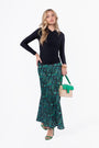 Lisa Skirt (Green Pattern) - Skirt - Yakira Bella