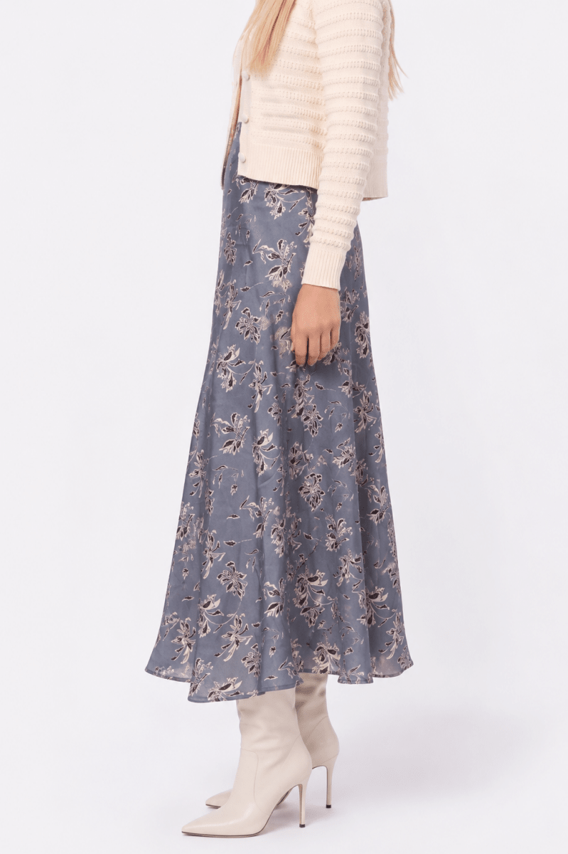 Lisa Skirt (Grey Brown) - Skirt - Yakira Bella