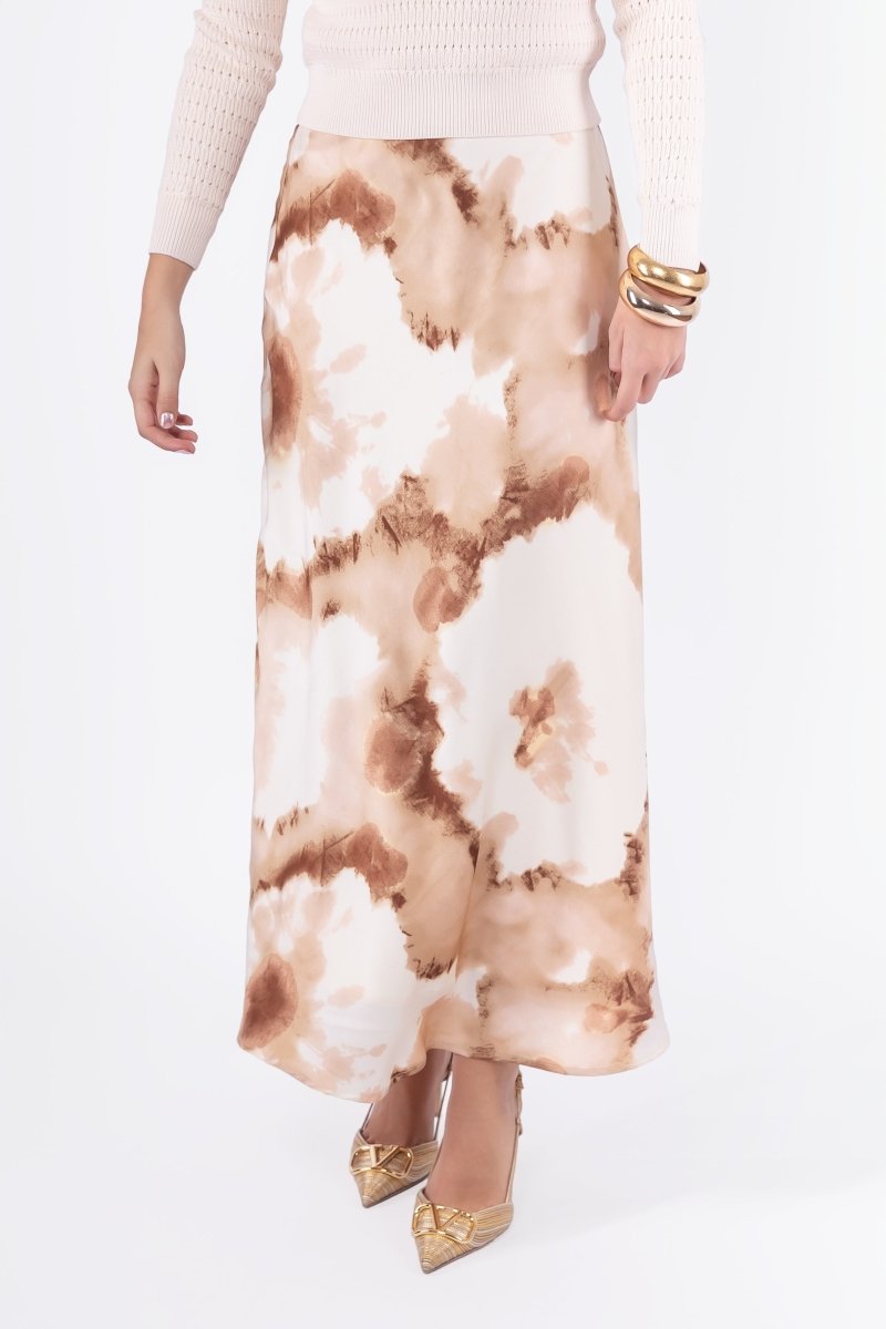 Lisa Skirt (Ivory/Brown) - Skirt - Yakira Bella