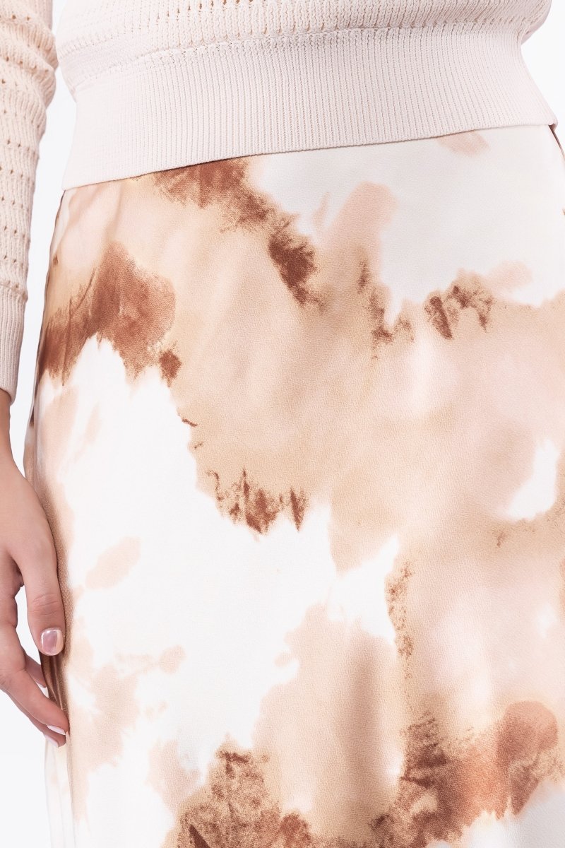 Lisa Skirt (Ivory/Brown) - Skirt - Yakira Bella