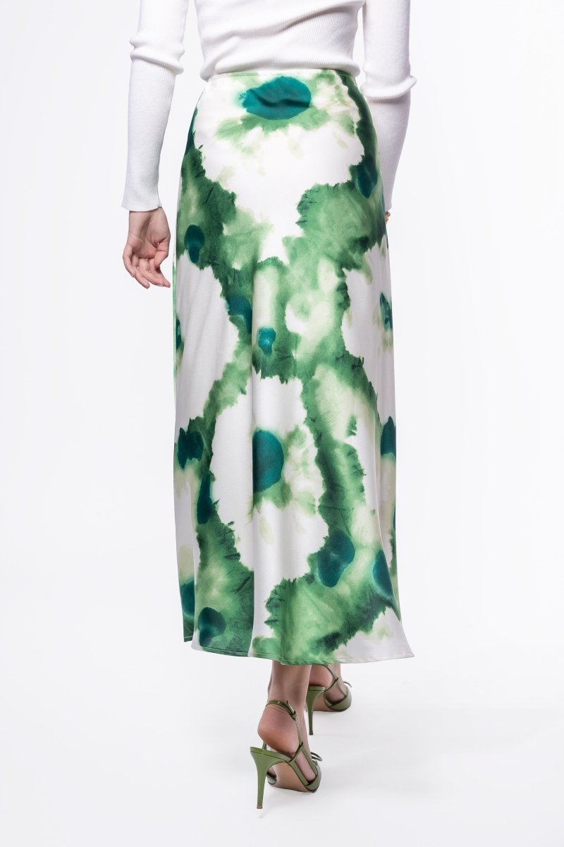 Lisa Skirt (Ivory/Green) - Skirt - Yakira Bella