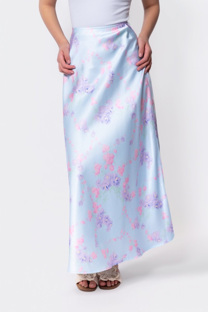 Lisa Skirt (Light Blue Purple) - Skirt - Yakira Bella