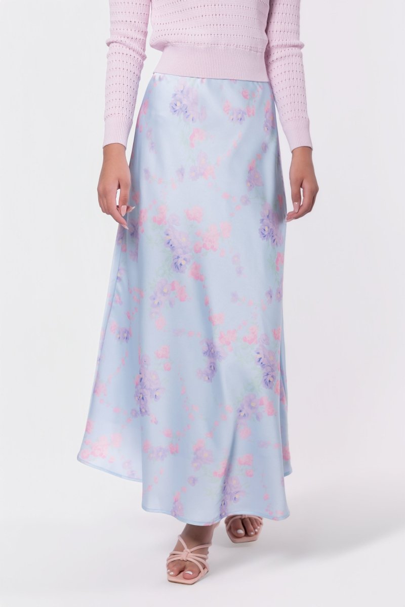 Lisa Skirt (Light Blue Purple) - Skirt - Yakira Bella
