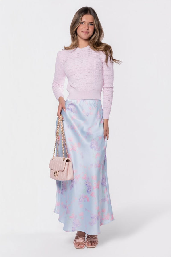 Lisa Skirt (Light Blue Purple) - Skirt - Yakira Bella