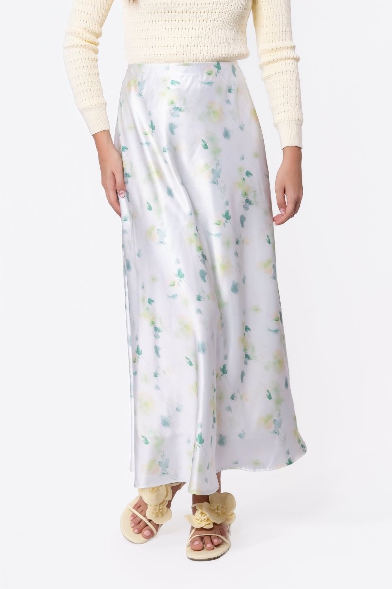 Lisa Skirt (Light Green Ground) - Skirt - Yakira Bella