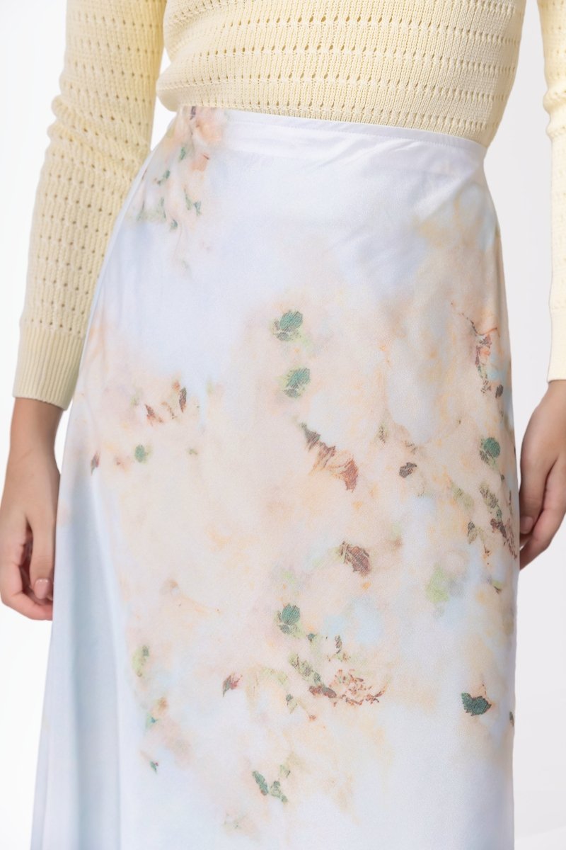Lisa Skirt (Light Green/Beige) - Skirt - Yakira Bella