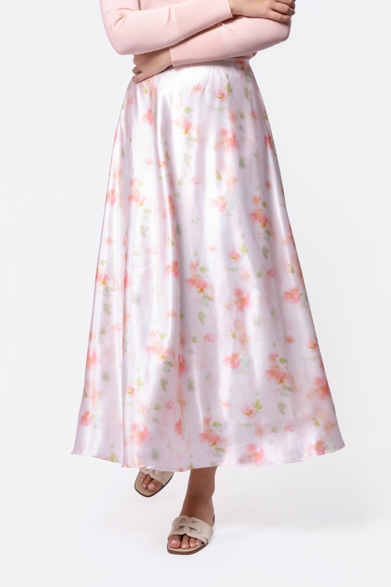 Lisa Skirt (Light Pink Ground) - Skirt - Yakira Bella