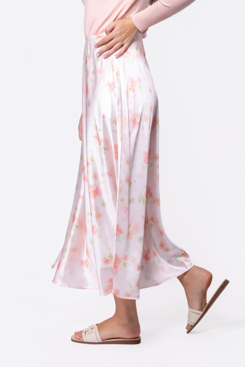 Lisa Skirt (Light Pink Ground) - Skirt - Yakira Bella