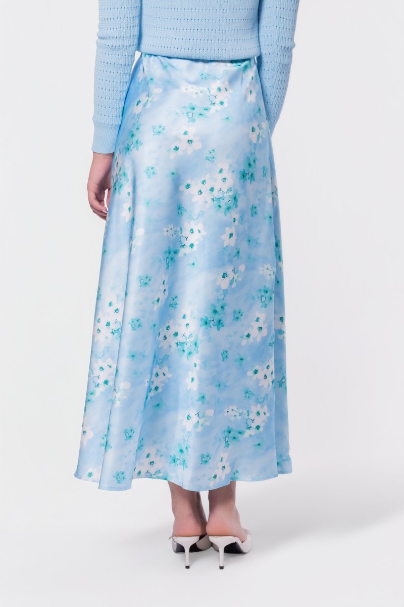 Lisa Skirt (Mint Flower) - Skirt - Yakira Bella