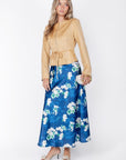 Lisa Skirt (Navy Pattern) - Skirt - Yakira Bella