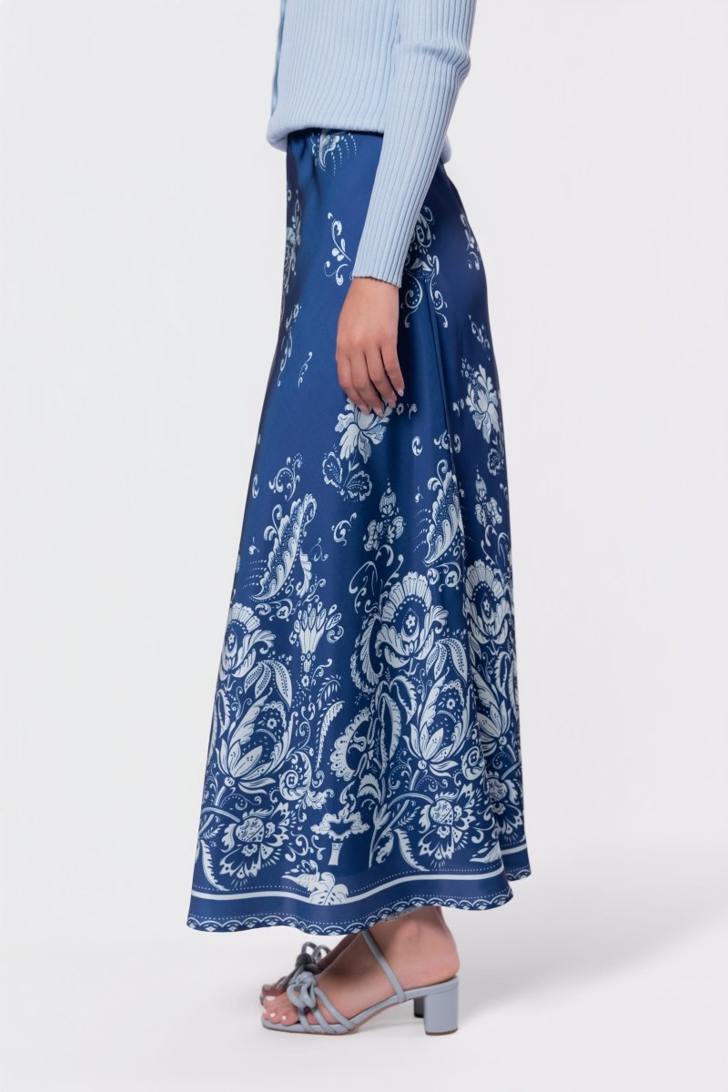 Lisa Skirt (Navy/Mint) - Skirt - Yakira Bella