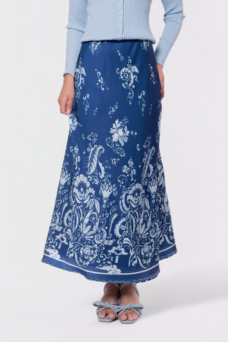 Lisa Skirt (Navy/Mint) - Skirt - Yakira Bella