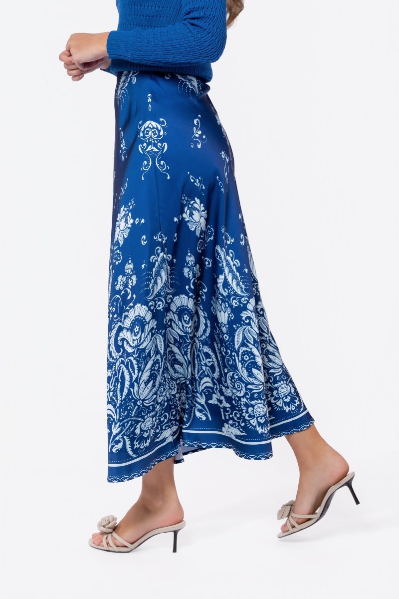 Lisa Skirt (Navy/Mint) - Skirt - Yakira Bella