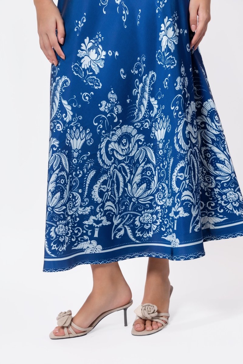 Lisa Skirt (Navy/Mint) - Skirt - Yakira Bella