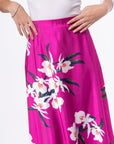 Lisa Skirt (Pink Flower) - Skirt - Yakira Bella
