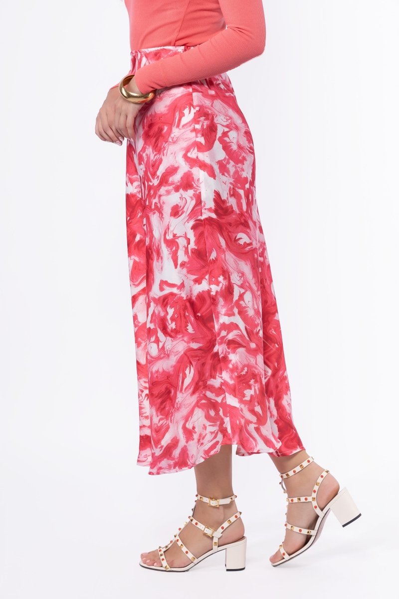 Lisa Skirt (Pink Pattern) - Skirt - Yakira Bella