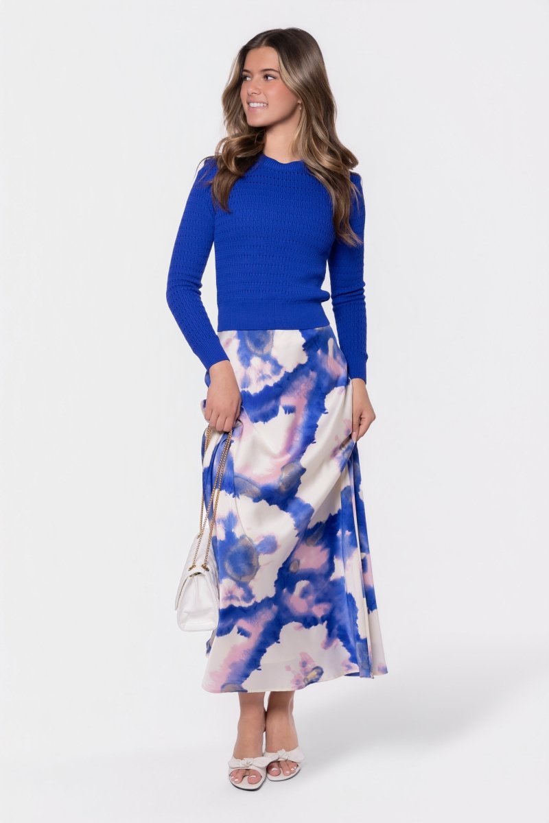 Lisa Skirt (Pink/Blue) - Skirt - Yakira Bella