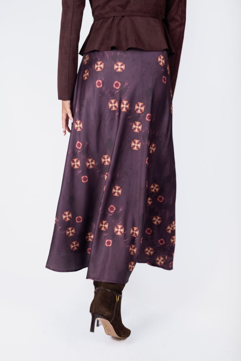 Lisa Skirt (Plum Ground) - Skirt - Yakira Bella