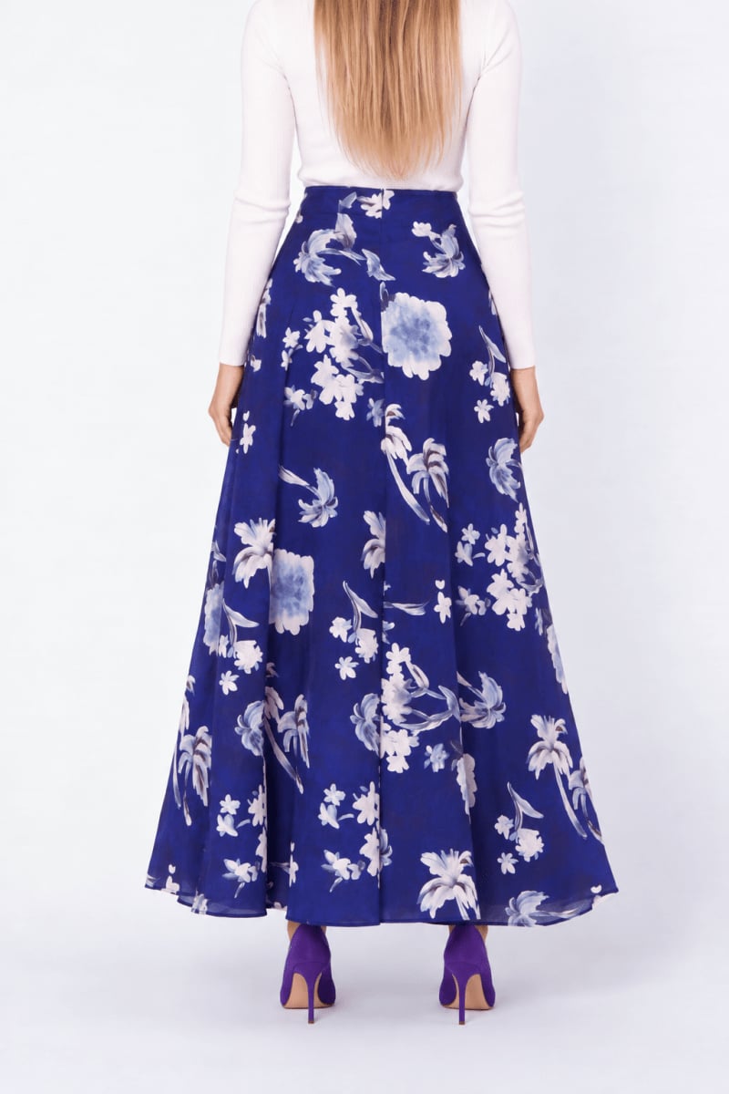 Lisa Skirt (Purple Blue) - Skirt - Yakira Bella