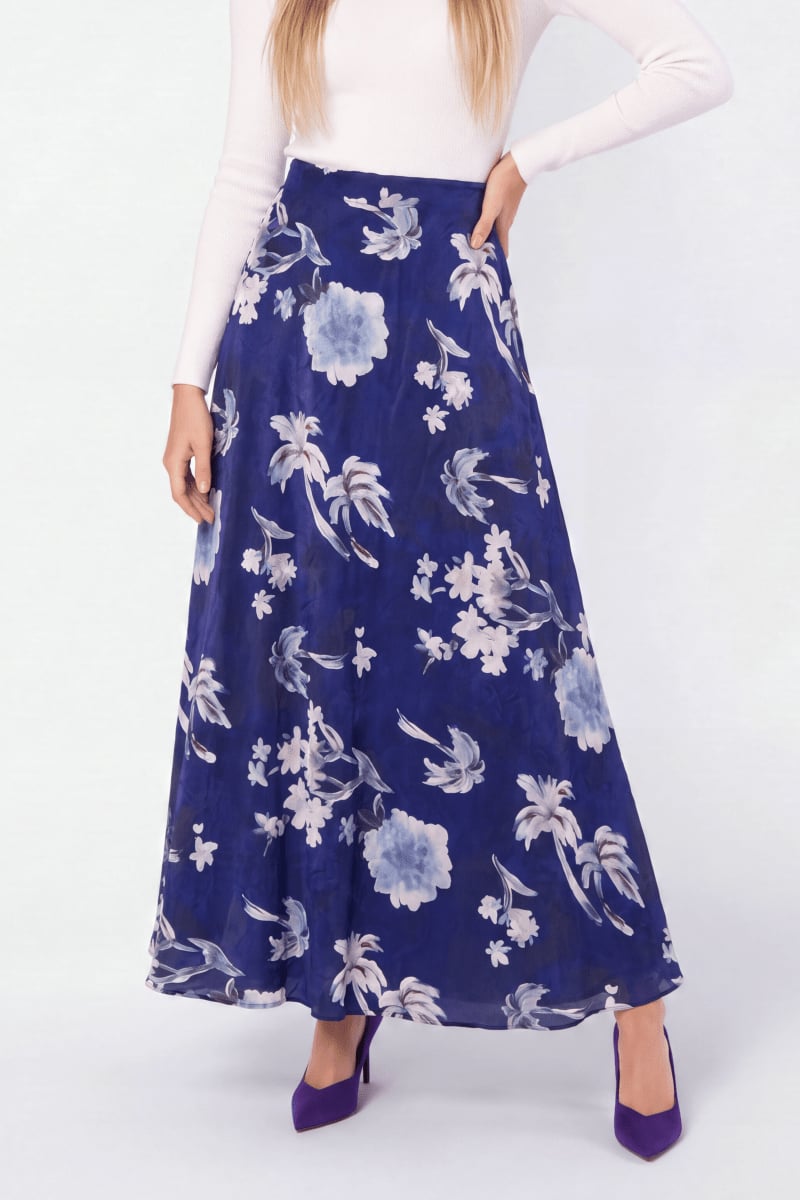 Lisa Skirt (Purple Blue) - Skirt - Yakira Bella