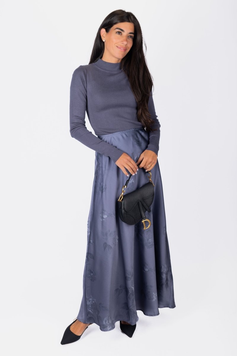 Lisa Skirt (Stone Blue) - Skirt - Yakira Bella