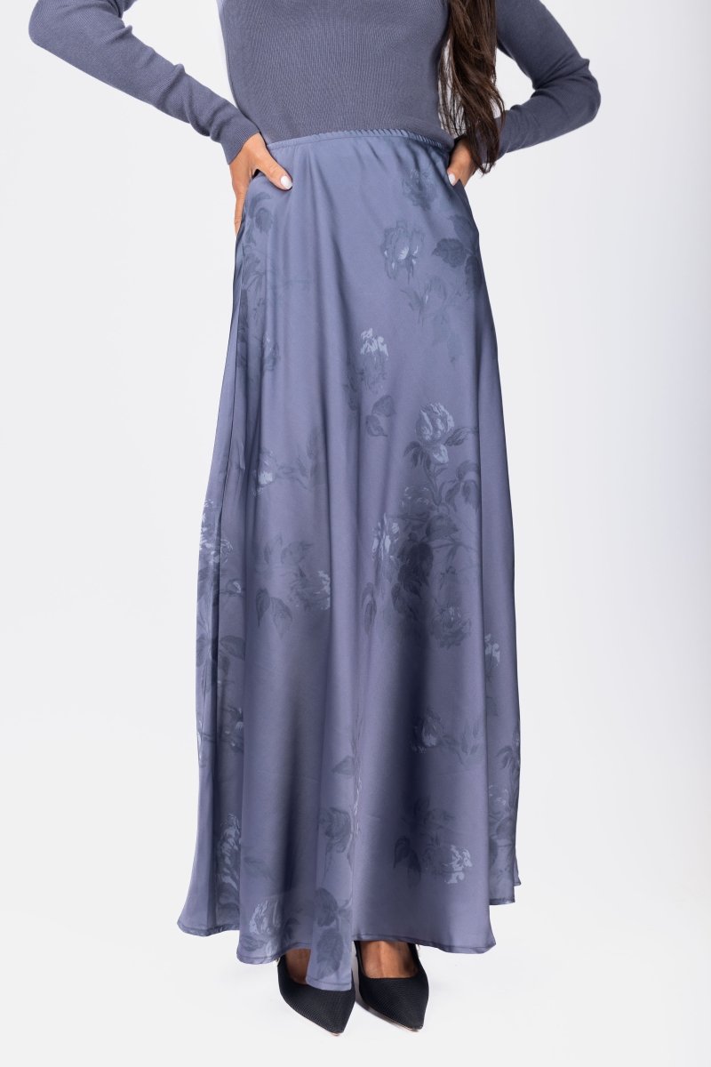 Lisa Skirt (Stone Blue) - Skirt - Yakira Bella