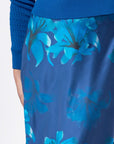 Lisa Skirt (Teal Flower) - Skirt - Yakira Bella