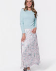 Lisa Skirt (White Flower) - Skirt - Yakira Bella