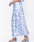 Lisa Skirt (White/Blue) - Skirt - Yakira Bella