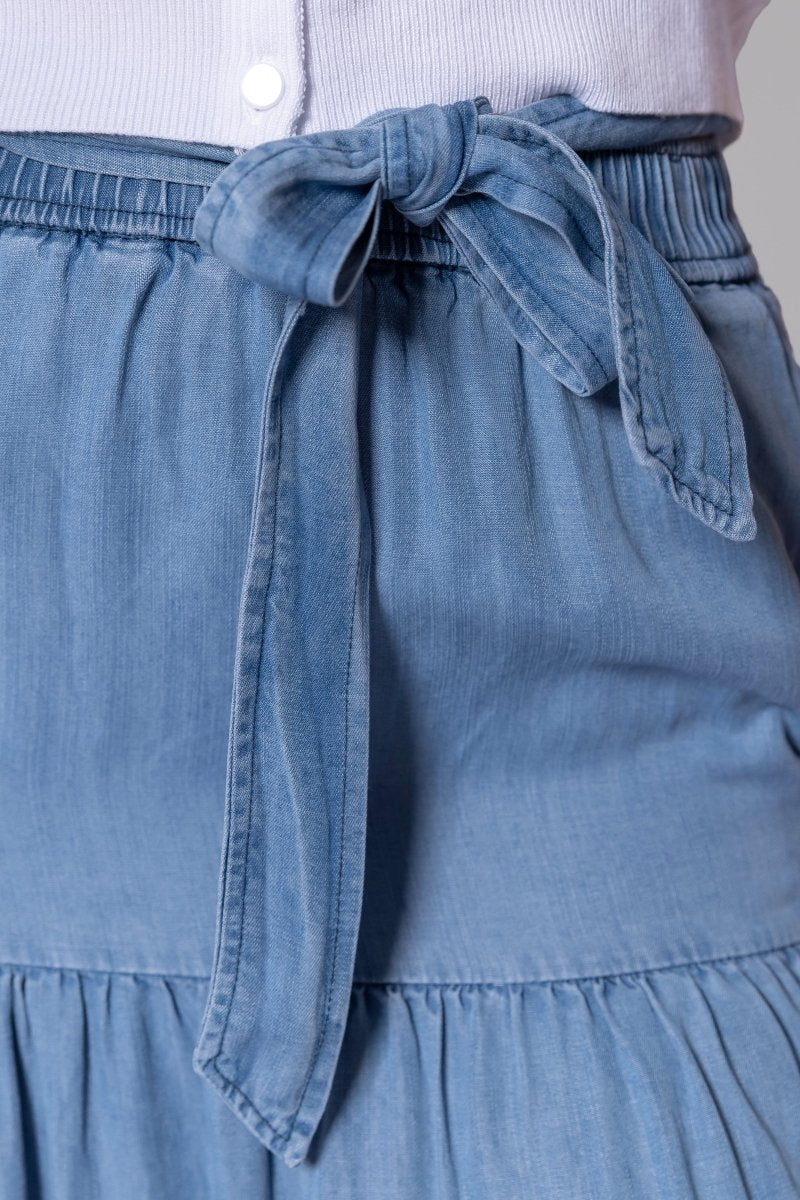 Lloly Skirt (Blue) - Skirt - Yakira Bella
