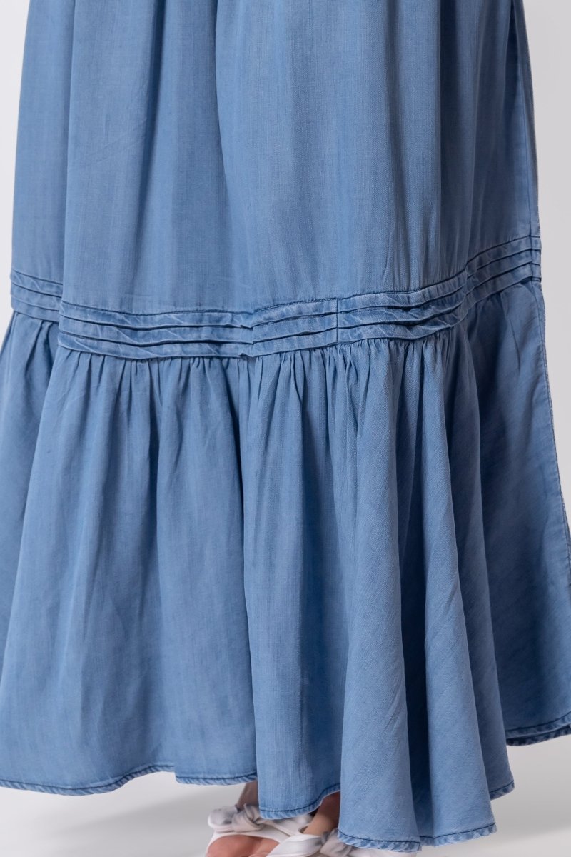 Lloly Skirt (Blue) - Skirt - Yakira Bella