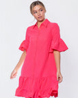 Lola Dress (Coral Pink) - Dress - Yakira Bella