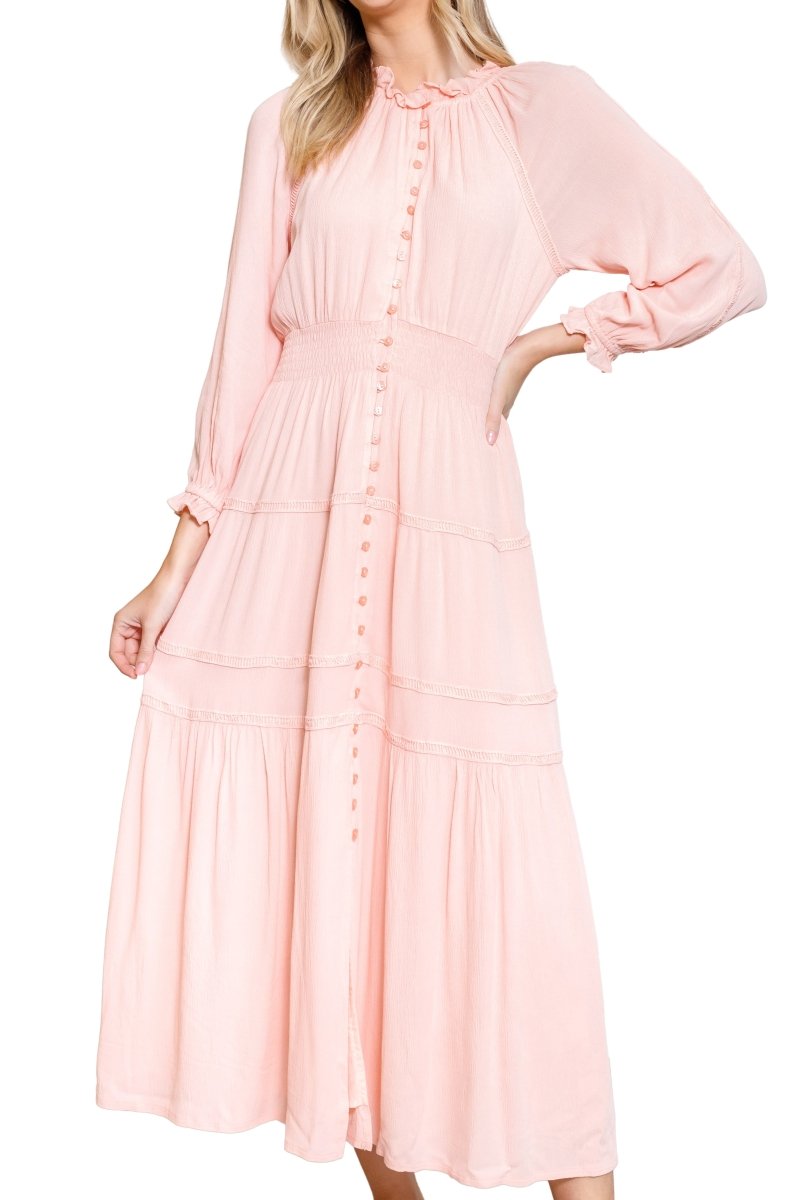 LONDON DRESS (PINK) - Dress - Yakira Bella