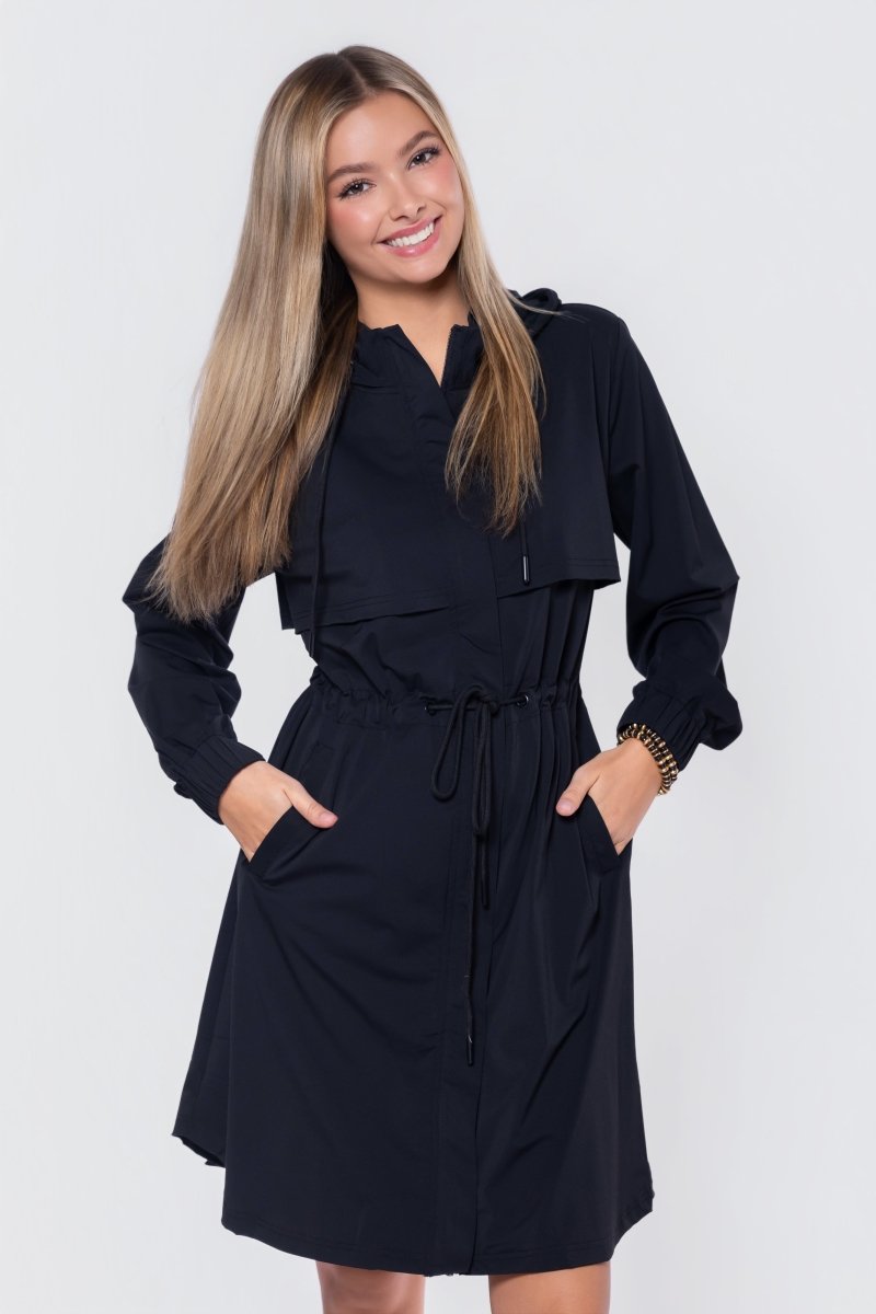 Loni Dress 39" (Black) - Dress - Yakira Bella