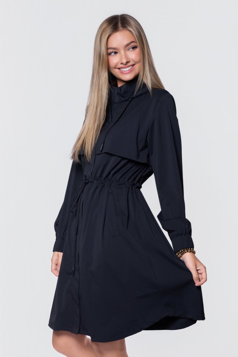 Loni Dress 39" (Black) - Dress - Yakira Bella