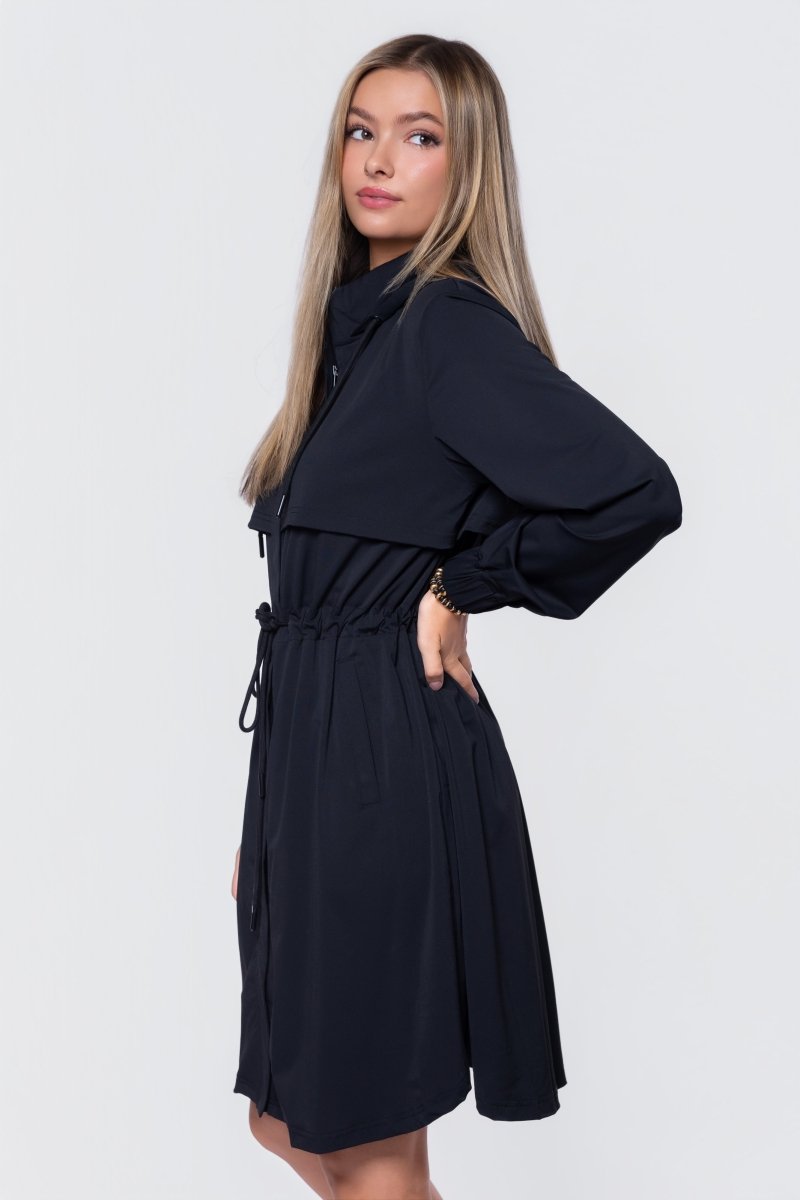 Loni Dress 39" (Black) - Dress - Yakira Bella