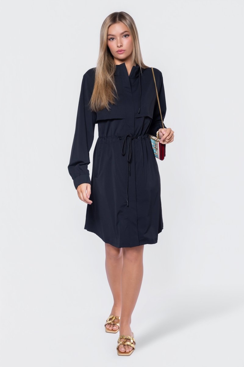Loni Dress 39" (Black) - Dress - Yakira Bella