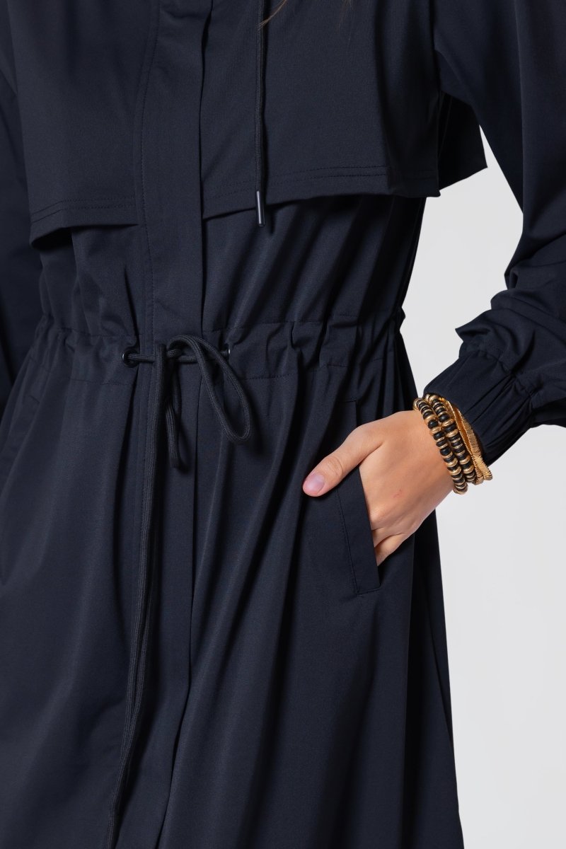 Loni Dress 42" (Black) - Dress - Yakira Bella