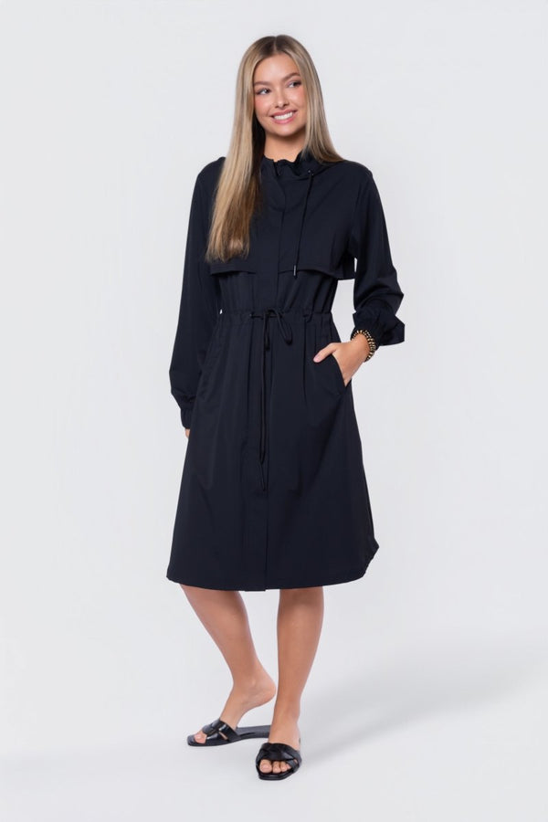 Loni Dress 42" (Black) - Dress - Yakira Bella