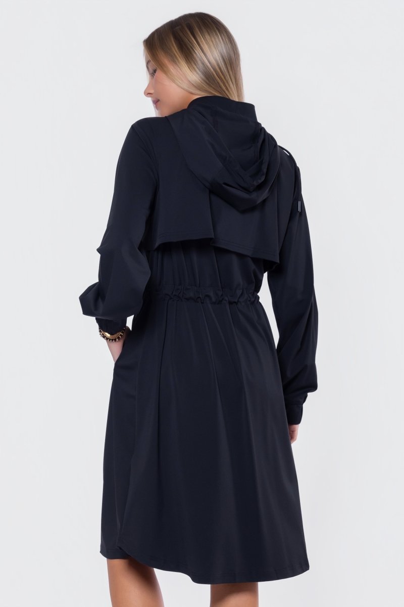 Loni Dress 42" (Black) - Dress - Yakira Bella
