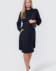 Loni Dress 42" (Black) - Dress - Yakira Bella